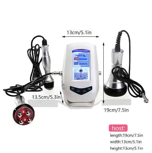 Mini 3 en 1 corps Amincissant la Machine de Régime de Radiofréquence de Cavitation Ultrasonique de Vide 40 K 220 V