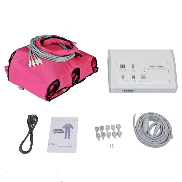 Appareil de massage pour tout le corps - Pressothérapie - Drainage lymphatique - Réglable - Rose Appareil de massage pour tout le corps - Pressothérapie - Drainage lymphatique - Réglable - Rose