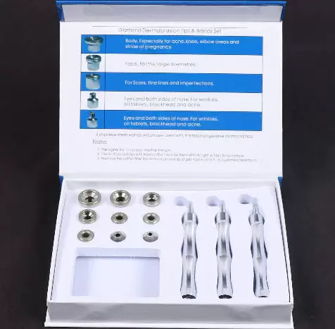 Machine de dermabrasion diamant pour rajeunissement de la peau, pour la maison et le salon