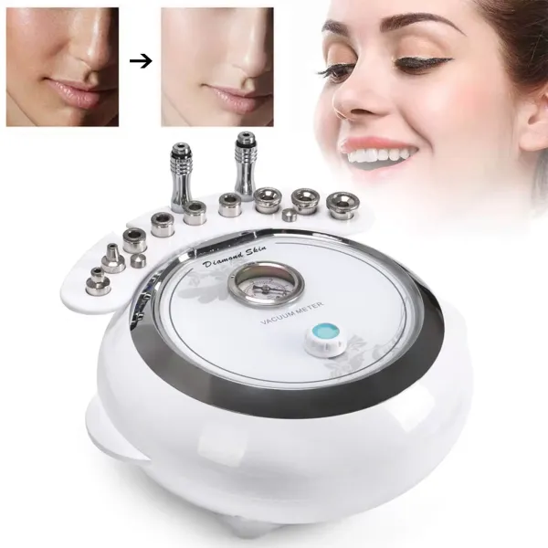 Machine exfoliante diamant de microdermabrasion pour nettoyer la peau, éliminer la saleté, les impuretés, les rides et l'excès de pigment