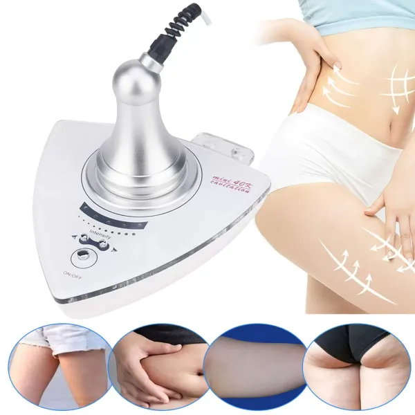 Appareil de cavitation à ultrasons - Brûle les graisses - Anti-âge et cellulite - Raffermit la peau - 60 W - 40 K Appareil de cavitation à ultrasons - Brûle les graisses - Anti-âge et cellulite - Raffermit la peau - 60 W - 40 K