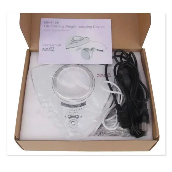 Appareil de cavitation à ultrasons - Brûle les graisses - Anti-âge et cellulite - Raffermit la peau - 60 W - 40 K Appareil de cavitation à ultrasons - Brûle les graisses - Anti-âge et cellulite - Raffermit la peau - 60 W - 40 K