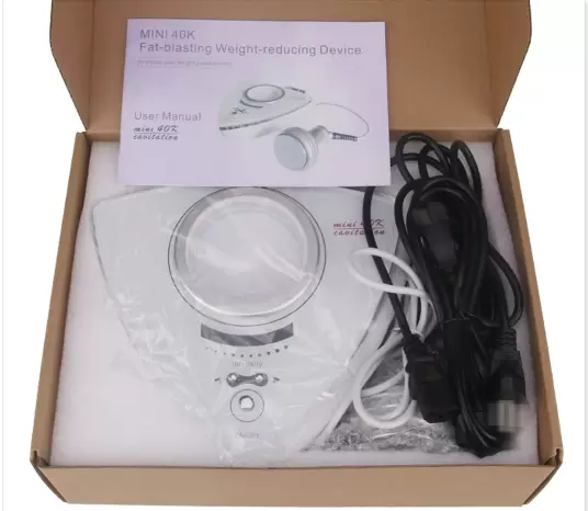 Appareil de cavitation à ultrasons - Brûle les graisses - Anti-âge et cellulite - Raffermit la peau - 60 W - 40 K