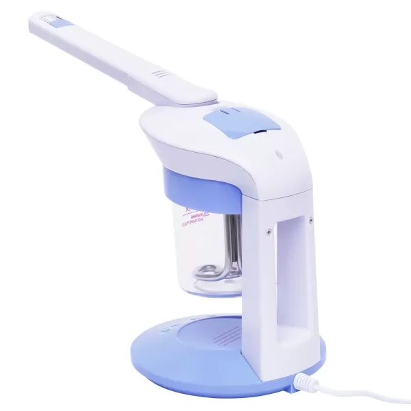 Vaporisateur facial 2 en 1, machine de pulvérisation d'ions de vapeur d'ozone de salon Spa, machine de soins de beauté de la peau(EU)