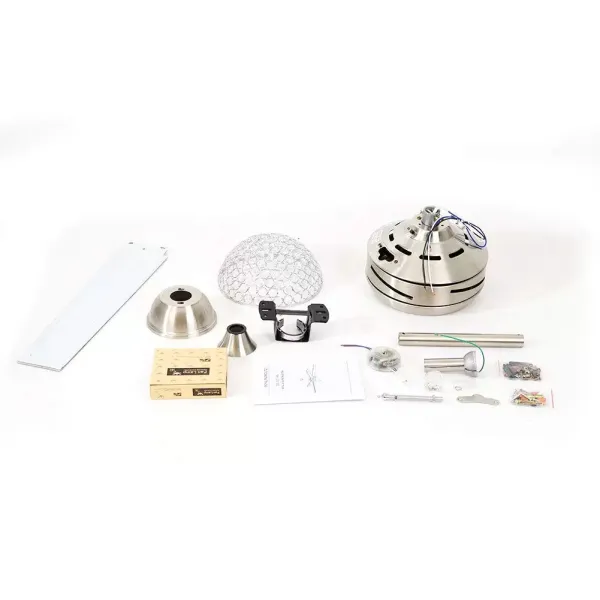 Ventilateur de plafond moderne avec éclairage et télécommande 44