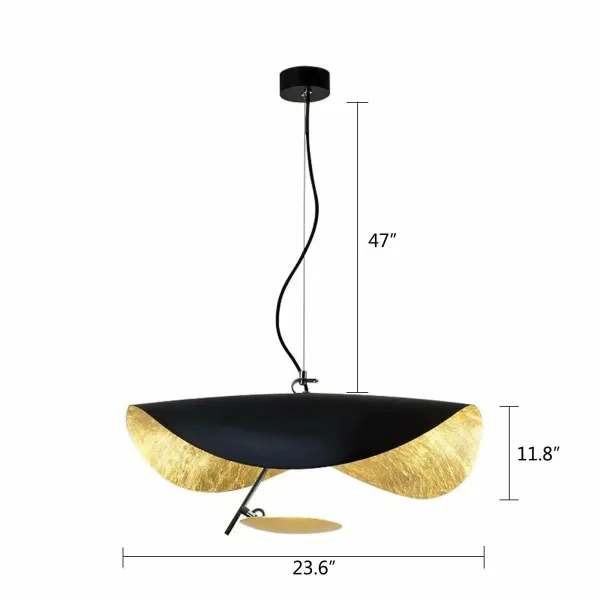Suspension vintage - Suspension industrielle - Rétro - Pour salon et chambre à coucher