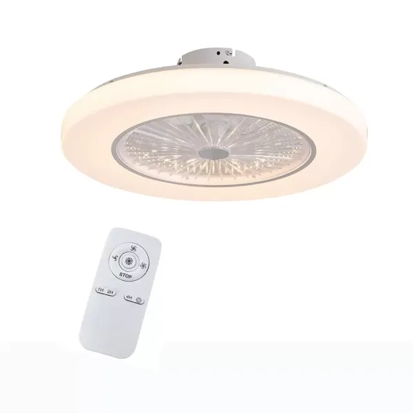 Ventilateur de plafond avec éclairage LED - Vitesse de vent réglable  - 36 W LED