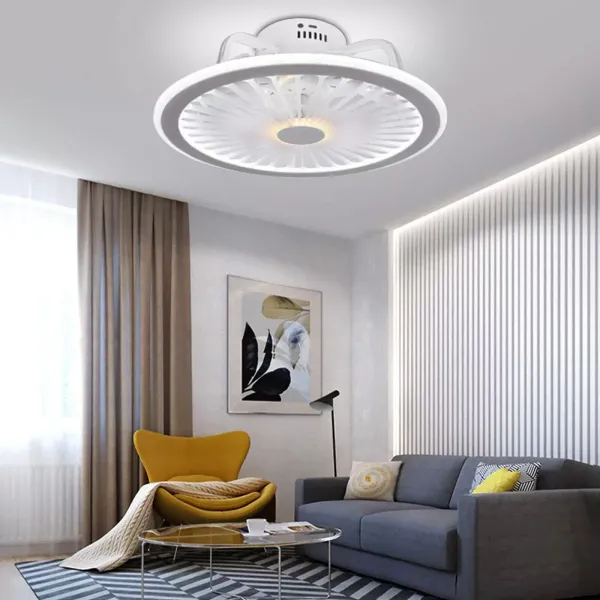 CNCEST Plafonnier LED à intensité variable - Lumière invisible - 3 couleurs - Intensité variable - 18,5