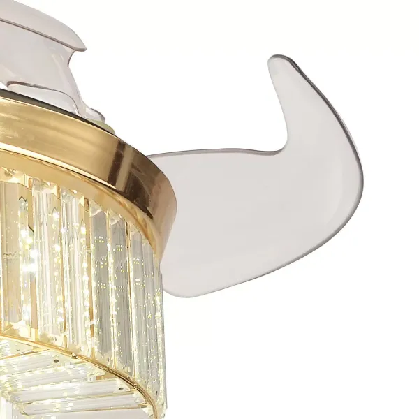 Ventilateur de plafond en cristal moderne avec pales rétractables légères Ventilateur de lustre avec télécommande chromée inversée Fandelier Luminaire Ventilateur de plafond en cristal moderne avec pales rétractables légères Ventilateur de lustre avec télécommande chromée inversée Fandelier Luminaire
