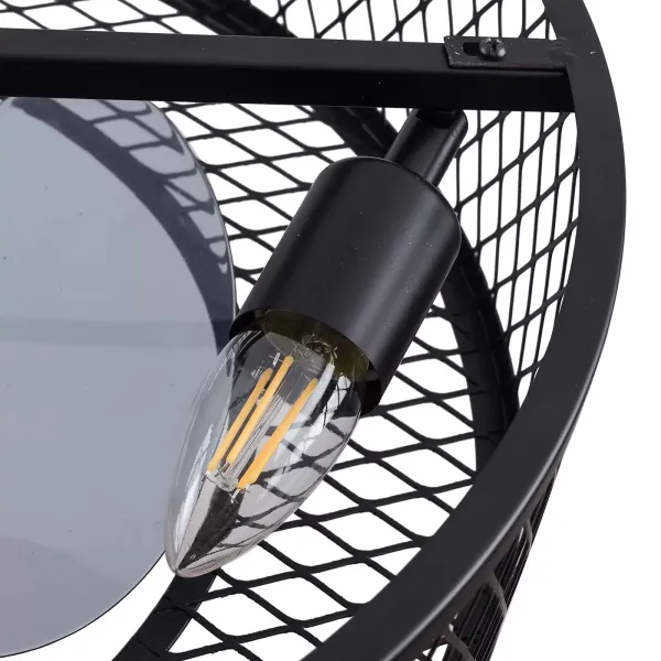 Ventilateur de plafond avec éclairage - silencieux avec télécommande - Vitesse du vent réglable - Pour salon, chambre et salle à manger