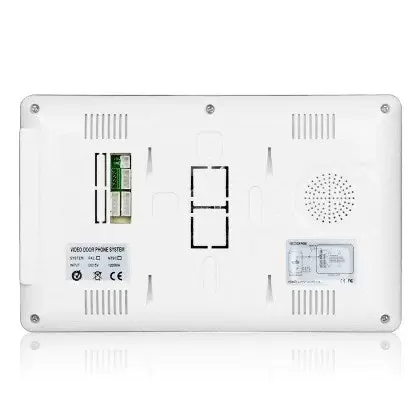 Video-intercom met 7" scherm en 7" HD-camera LCD-intercom Videodeurtelefoon Camera Monitor met 2 interne apparaten (monitor)