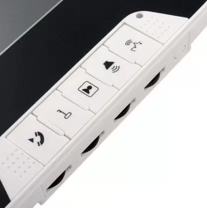 Video-intercom met 7" scherm en 7" HD-camera LCD-intercom Videodeurtelefoon Camera Monitor met 2 interne apparaten (monitor)