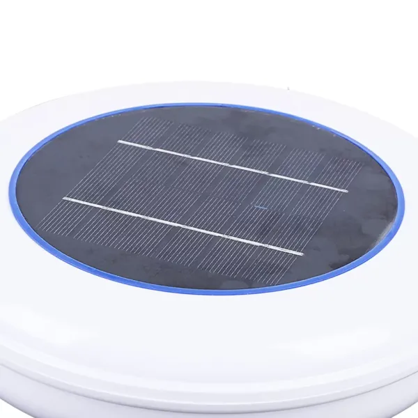 Ioniseur solaire pour piscine - Argent - Ioniseur de piscine - Avec brosse de nettoyage pour jardin, bassin extérieur Ioniseur solaire pour piscine - Argent - Ioniseur de piscine - Avec brosse de nettoyage pour jardin, bassin extérieur