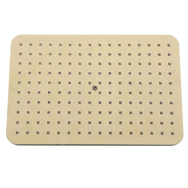 Système de Douche Robinetterie Douche à Effet Pluie Set de Douche avec Douchette à Main Barre de Douche Laiton 9x9
