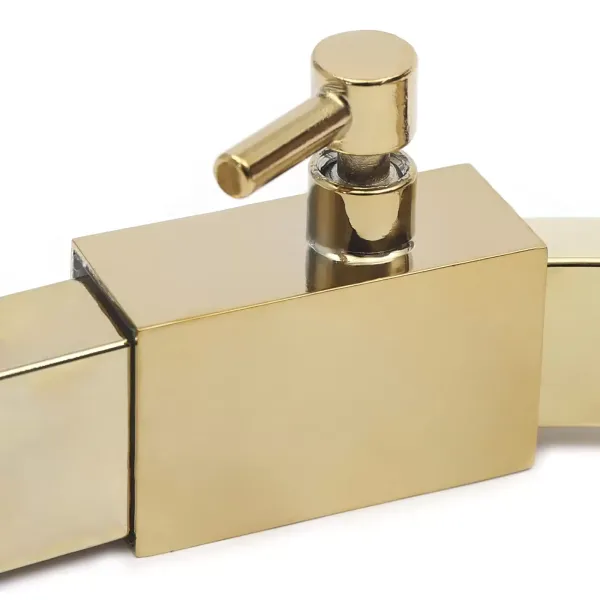 Système de Douche Robinetterie Douche à Effet Pluie Set de Douche avec Douchette à Main Barre de Douche Laiton 9x9