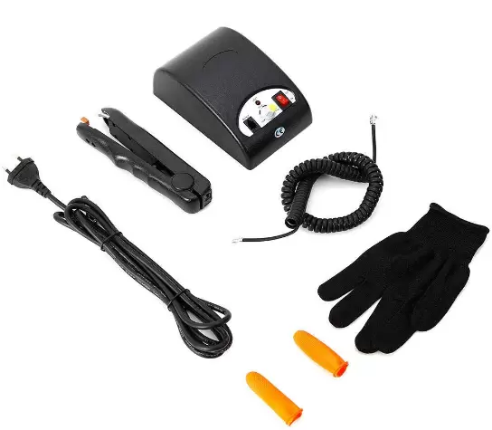 Kit d'outils d'extension de cheveux de fer pour les extensions des cheveux