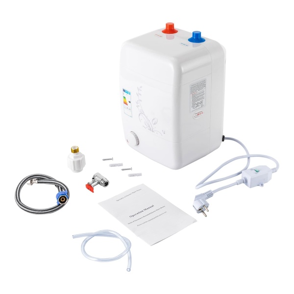 8 liters-compact electrical appliances-plug and play-suitable for under the sink-separated water-constant temperature-no dripping.