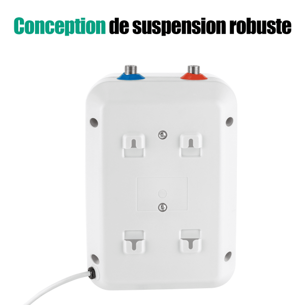 8 liters-compact electrical appliances-plug and play-suitable for under the sink-separated water-constant temperature-no dripping.