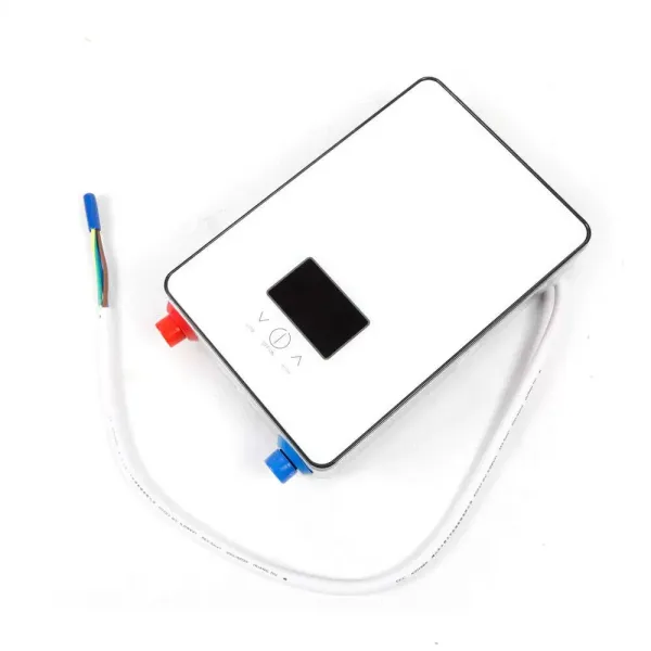 Chauffe-eau électrique numérique 6500W, eau chaude de douche de bain sans réservoir pour baignoire de salle de bain de cuisine