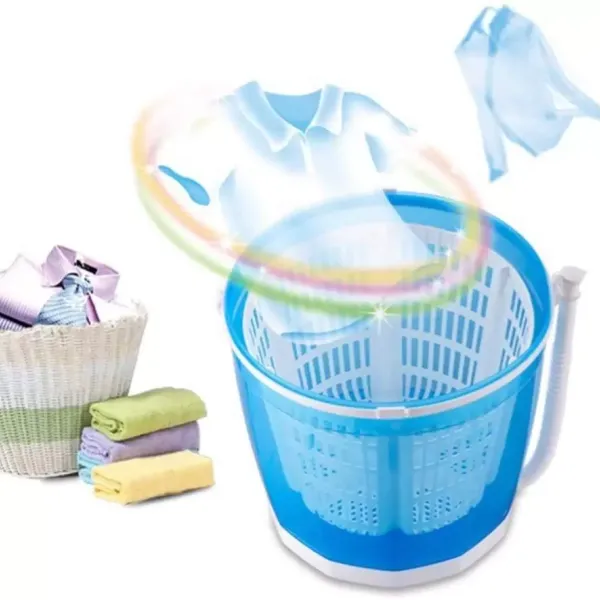 Mini lave-linge manuel 2 en 1, laveuse-sécheuse compacte extérieure pour dortoirs, appartements, camping, voyage