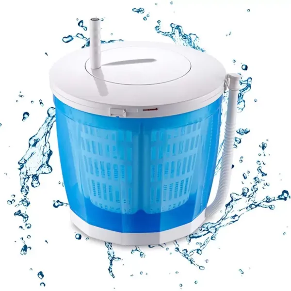 Mini lave-linge manuel 2 en 1, laveuse-sécheuse compacte extérieure pour dortoirs, appartements, camping, voyage