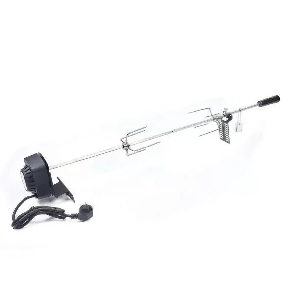 220V BBQ Broche de gril avec moteur en acier inoxydable Rotisserie Tournebroche Set de gril à gaz 220V BBQ Broche de gril avec moteur en acier inoxydable Rotisserie Tournebroche Set de gril à gaz