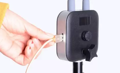 LED-lamp voor wimpers en make-up - met houder voor mobiele telefoon en telescopisch statief - LED-lamp voor wimperverlenging