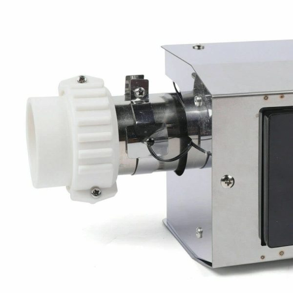 Pompe à chaleur pour piscine - 3 kW - En acier inoxydable - Chauffage électrique pour piscine - Thermostat 3 kW