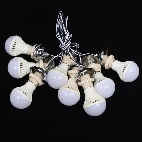 Lustre LED romantique - Plafonnier - Design ludique - Lampe murale pour salon - Lampe en cristal RVB avec télécommande