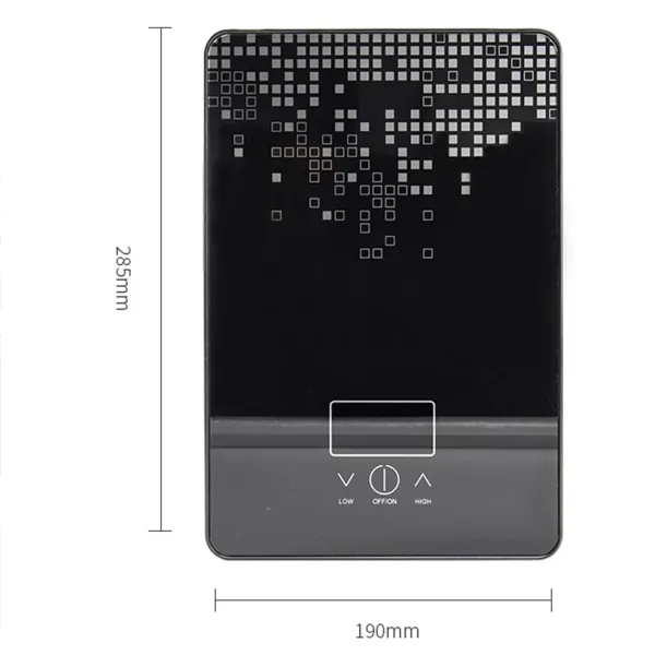 Chauffe-eau électrique numérique sans réservoir pour salle de bain, douche, eau chaude 6,5 kW 220 V