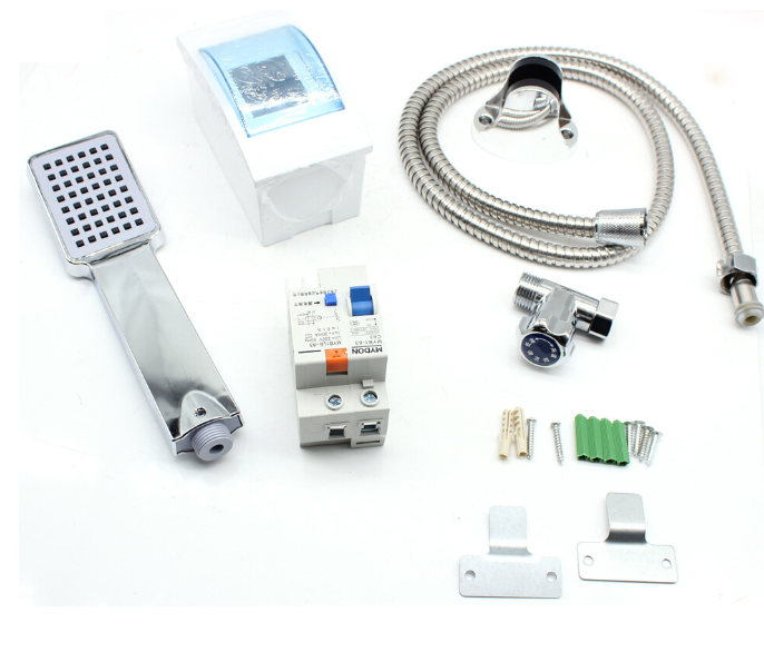 Buse de Douche Chauffe-eau instantané+6500W 220V Tankless Instantané Chaudière Chauffe-eau Electrique