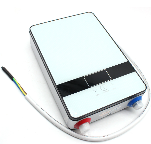 Buse de Douche Chauffe-eau instantané+6500W 220V Tankless Instantané Chaudière Chauffe-eau Electrique