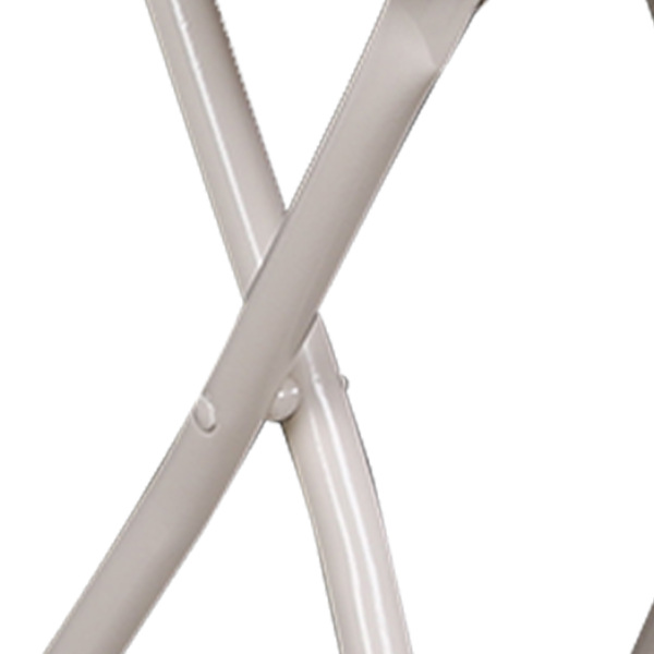 CNCEST Tabouret Pliant Tabouret de Bar Tabouret de Dortoir Rond Tabouret Pliant de Loisirs avec Housse en Tissu Amovible avec Dossier Gris