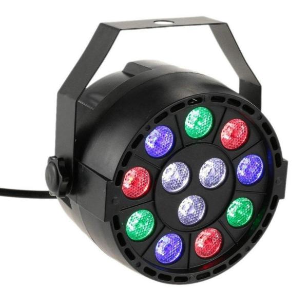 Lot de 4 phares de scène RGBW par lumière DMX512 - Effet DJ - Pour spectacle, bar, DJ, KTV, discothèque, anniversaire, fête, Halloween