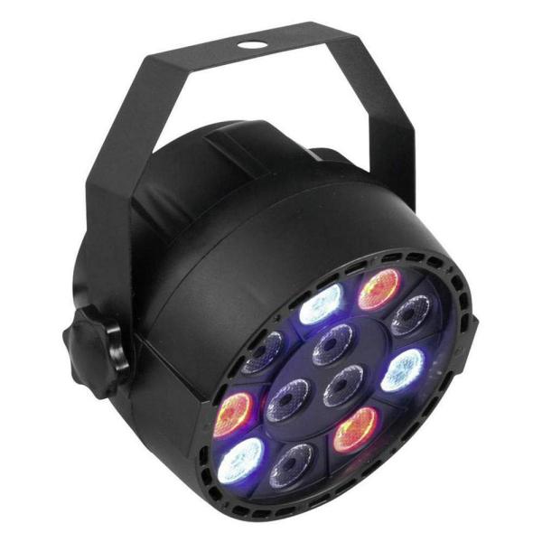 Lot de 4 phares de scène RGBW par lumière DMX512 - Effet DJ - Pour spectacle, bar, DJ, KTV, discothèque, anniversaire, fête, Halloween