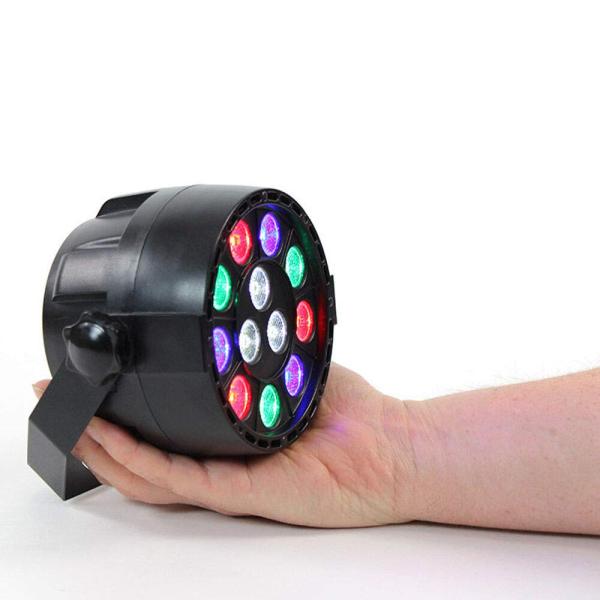 Lot de 4 phares de scène RGBW par lumière DMX512 - Effet DJ - Pour spectacle, bar, DJ, KTV, discothèque, anniversaire, fête, Halloween