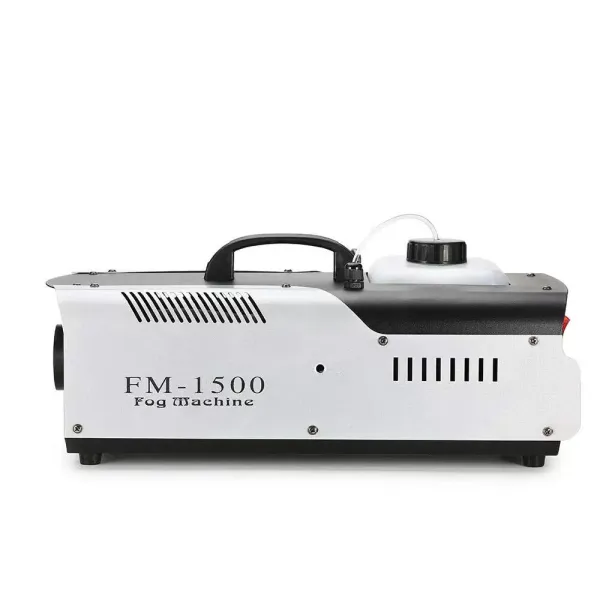 Machine à fumée DMX - 1500 W - 2 l - 9 x 3 W - 3 en 1 - LED RVB - Éclairage de scène - Fumée - Avec télécommande
