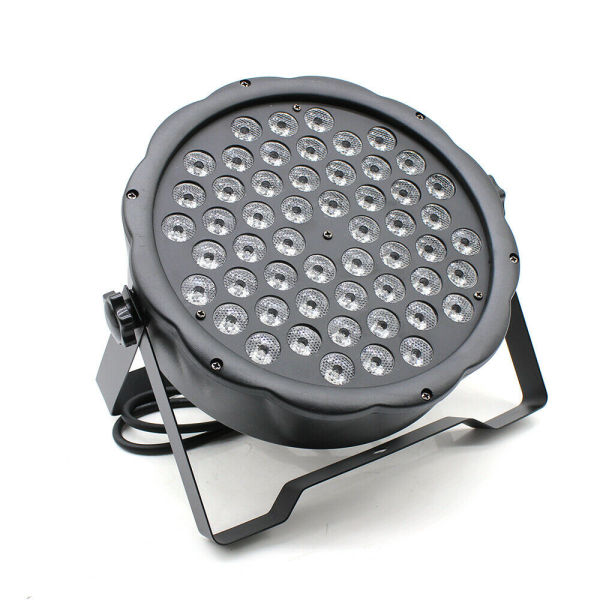 RibasuBB LED Par Spotlight, 162 W 54 LED RGB Stage Light 4&8CH DMX PAR Can Light Club Disco Party DJ Show Light