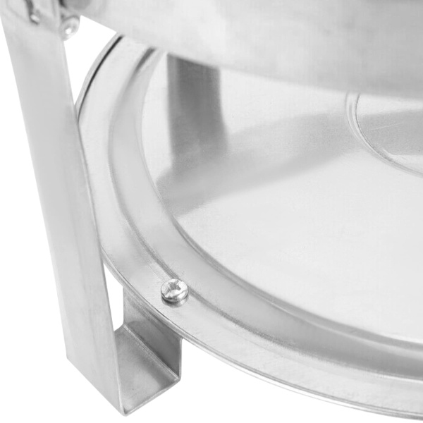 CNCEST Chafing Dish Récipient de Maintien au Chaud en Acier Inoxydable pour la Cuisson, Le Buffet et la fête 7,5 l Rond