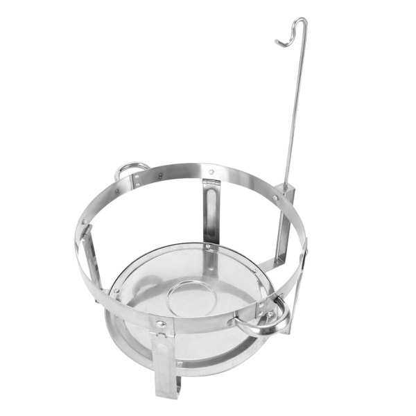 CNCEST Chafing Dish Récipient de Maintien au Chaud en Acier Inoxydable pour la Cuisson, Le Buffet et la fête 7,5 l Rond