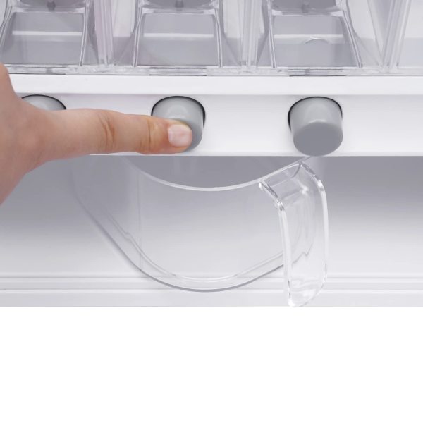 Distributeur de Céréales à 5 Grilles - Avec Couvercle - Organiseur Séparé pour Bonbons, Haricots, Riz, Aliments Secs Distributeur de Céréales à 5 Grilles - Avec Couvercle - Organiseur Séparé pour Bonbons, Haricots, Riz, Aliments Secs