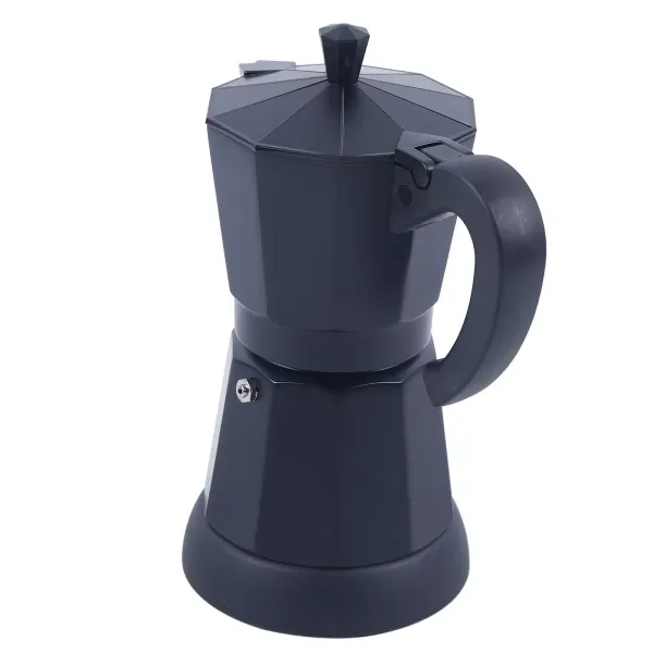 Cafetière Expresso Electrique Cafetière Moka Cafetière Expresso Aluminium Noir 6 Tasses 300ml