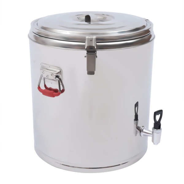 Récipient isotherme en acier inoxydable avec couvercle 40 l