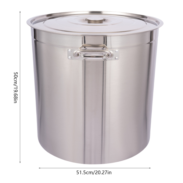 25.89 Gal Marmite en acier inoxydable Parfaite pour les spaghettis, les bouillons d'écrevisses, les ragoûts et le Gumbo 25.89 Gal Marmite en acier inoxydable Parfaite pour les spaghettis, les bouillons d'écrevisses, les ragoûts et le Gumbo