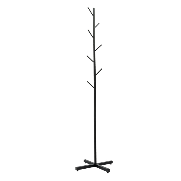Portemanteau en forme d'arbre noir, portemanteau sur pied, portemanteau en métal