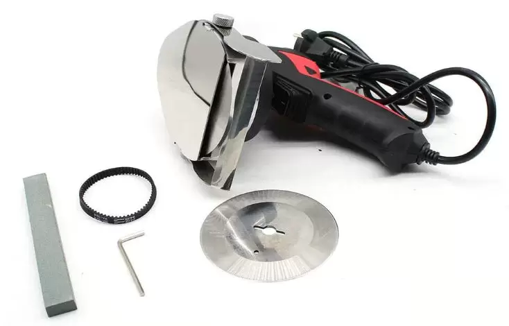 80W draagbare elektrische kebabsnijder - verstelbare snijbreedte 1-8 mm - draagbaar gyromes met vervangend mes
