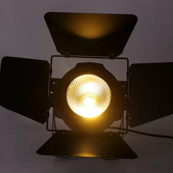 Par Licht Éclairage de scène 2 en 1 DMX COB Blanc froid 200 W
