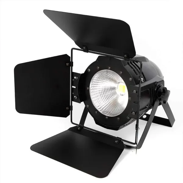 Par Licht Éclairage de scène 2 en 1 DMX COB Blanc froid 200 W