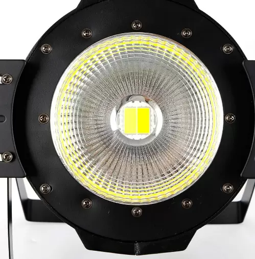 Par Licht Éclairage de scène 2 en 1 DMX COB Blanc froid 200 W