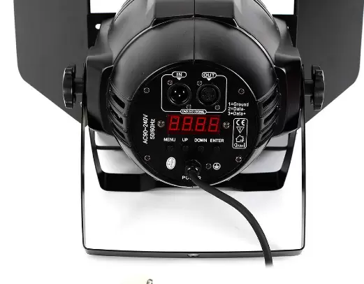 Par Licht Éclairage de scène 2 en 1 DMX COB Blanc froid 200 W
